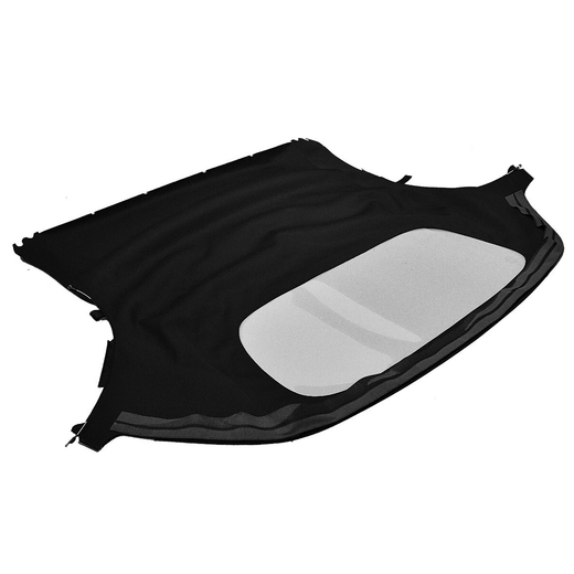 Black Convertible Soft Top With Plastic Window COR86989 COR0003 for Chevrolet Corvette - KUDUPARTS