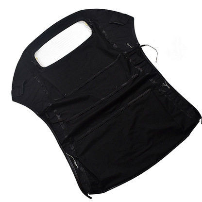 Black Convertible Soft Top wDOT Appv Window VW-440-3V for Volkswagen VW Beetle 2003-2010