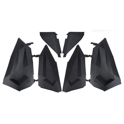Black Lower Door Insert Panel 2879942 for Polaris RZR XP 4 900 XP 4 1000 XP4 Turbo 2014-2023