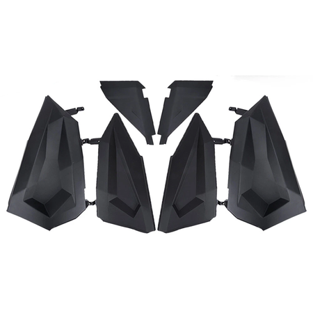Black Lower Door Insert Panel 2879942 for Polaris RZR XP 4 900 XP 4 1000 XP4 Turbo 2014-2023 - KUDUPARTS