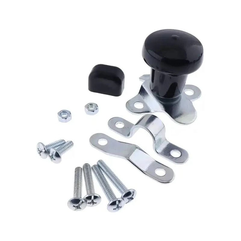Black Steering Wheel Spinner Knob TY16020 for John Deere Tractor 112 140 210 212 214 216 - KUDUPARTS