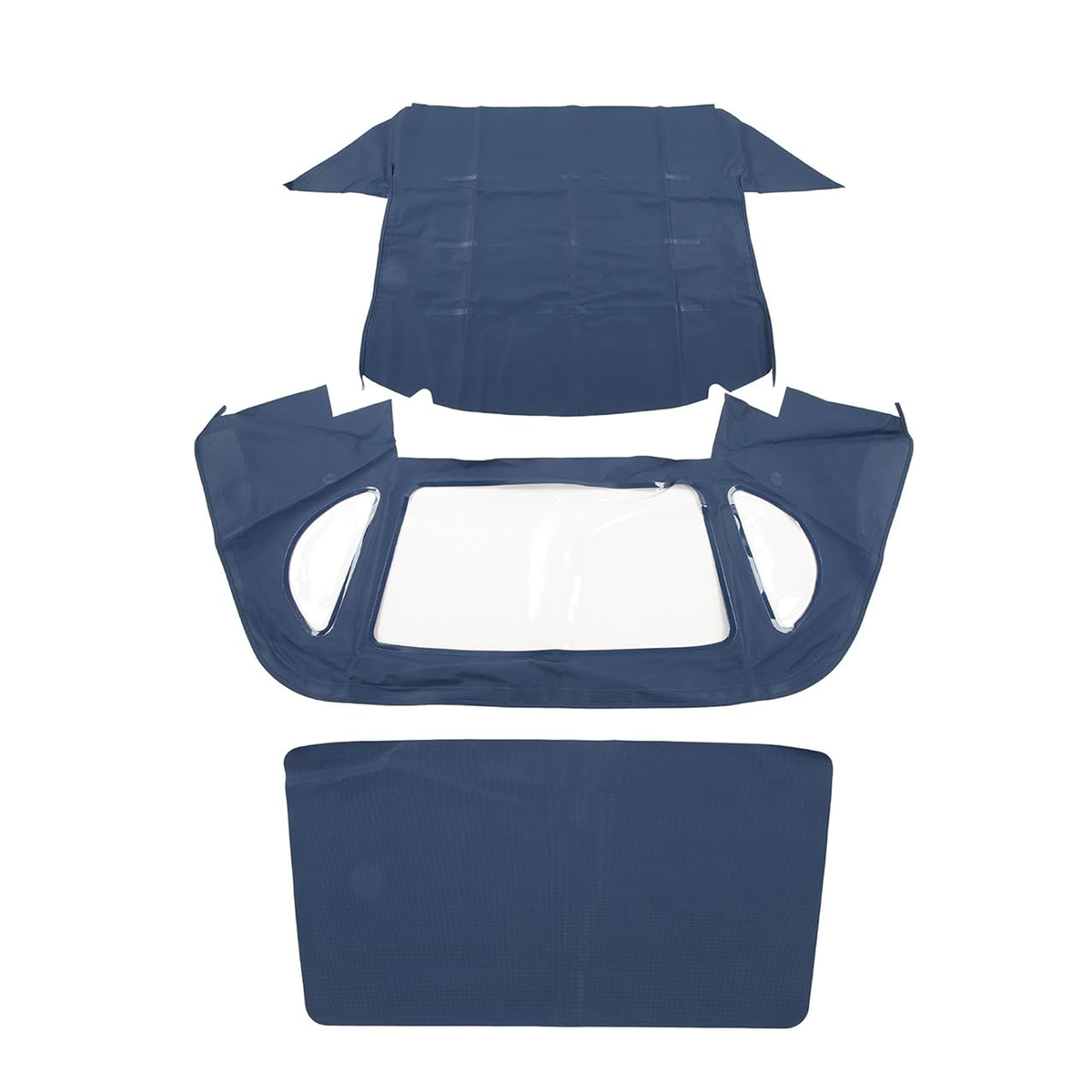 Blue Convertible Soft Top 0129-BLUE-GERMAN for Mercedes-Benz SL500 SL600 SL320 - KUDUPARTS