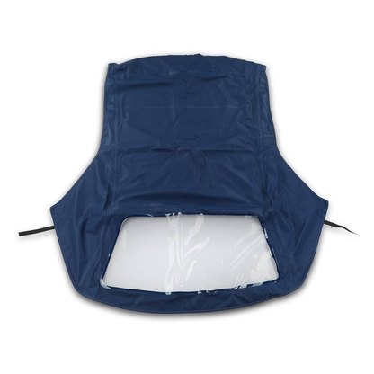 Capote souple bleue décapotable avec lunette arrière en plastique BM36007-002 BM302 pour BMW Série 3 E36