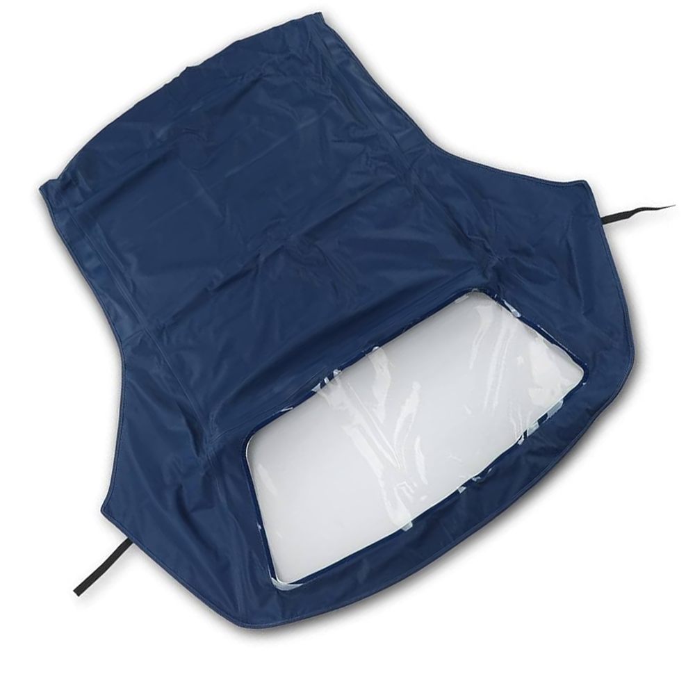 Capote souple bleue décapotable avec lunette arrière en plastique BM36007-002 BM302 pour BMW Série 3 E36