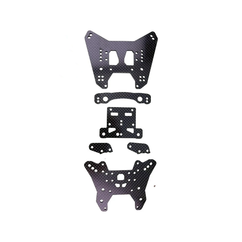 Kit de tour d'amortisseurs en fibre de carbone BQNA32066PC pour voiture RC Arrma Fireteam 6S BLX EXB