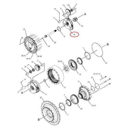 Support 246-6190 pour tracteur Caterpillar CAT D3K XL D3K2 LGP D4K XL D4K2 XL D5K LGP D5K2 XL