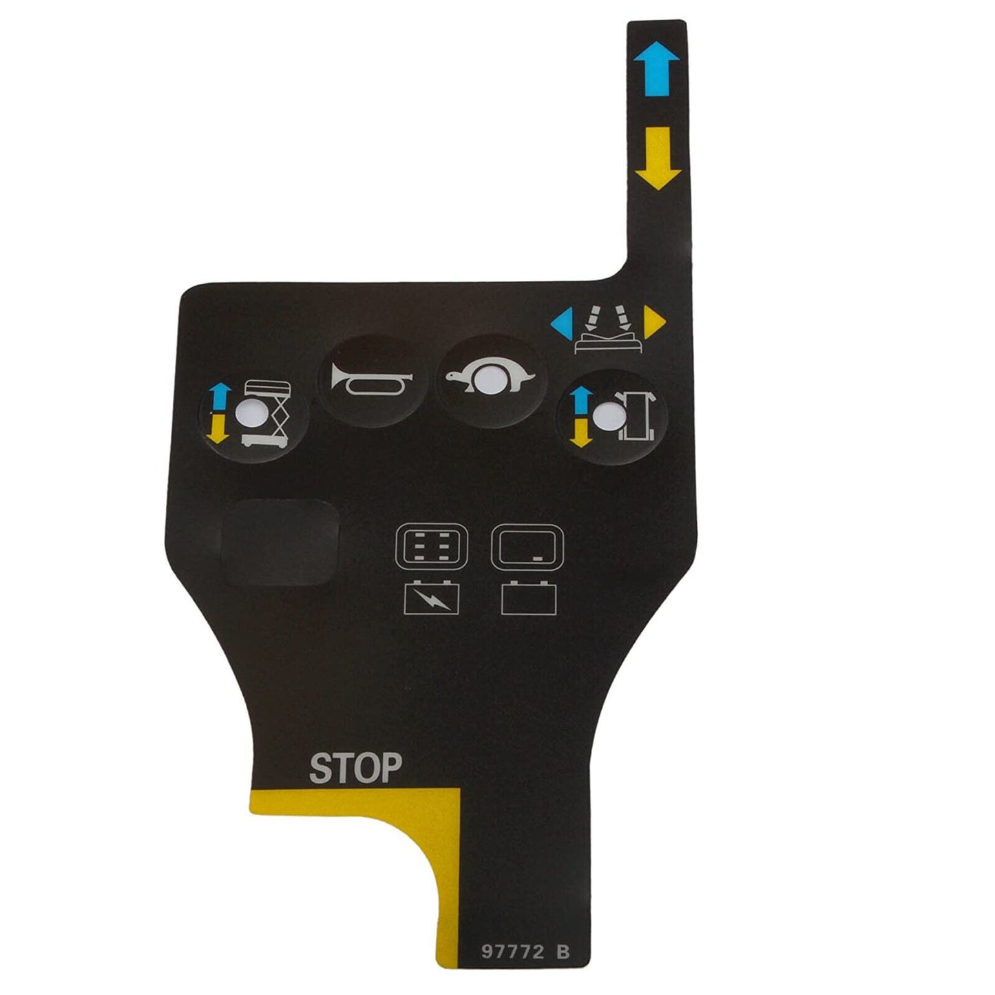 Autocollant de boîtier de commande 4130000862001 pour élévateur à ciseaux électrique LGMG AS0812E AS1012E SS0407E