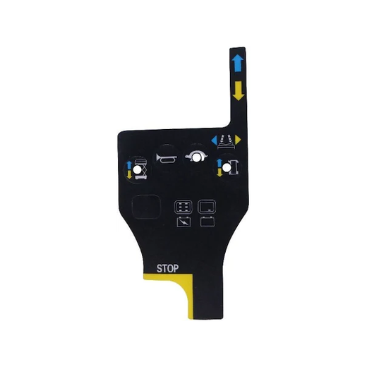 Control Box Overlay Decal 4130000862001 for LGMG Electric Scissor Lift AS0812E AS1012E SS0407E - KUDUPARTS