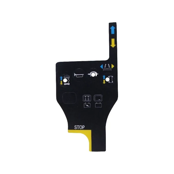 Control Box Overlay Decal 4130000862001 for LGMG Electric Scissor Lift AS0812E AS1012E SS0407E - KUDUPARTS