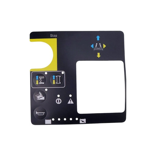 Control Box Overlay Decal 78673 78673GT for Genie Scissor Lift GS-1530 GS-1532 GS-1930 GS-1932 GS-2032 GS-2046 GS-2632 GS-2646 GS-3246 - KUDUPARTS