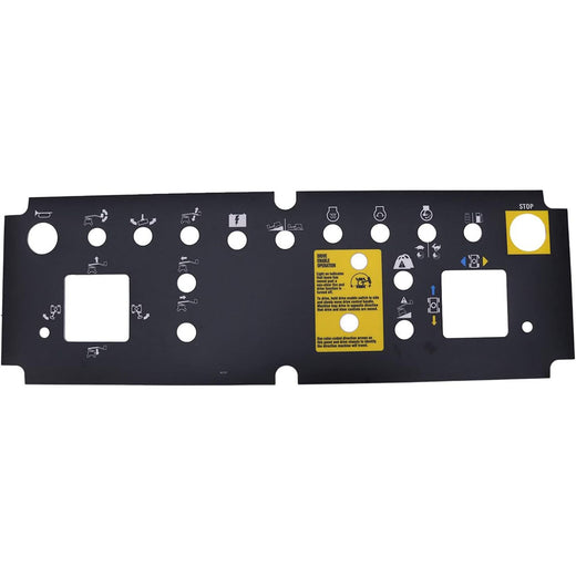 Control Panel Decal / Overlay 82767GT 82767 for Genie Telescopic Boom Lift S40 S45 - KUDUPARTS