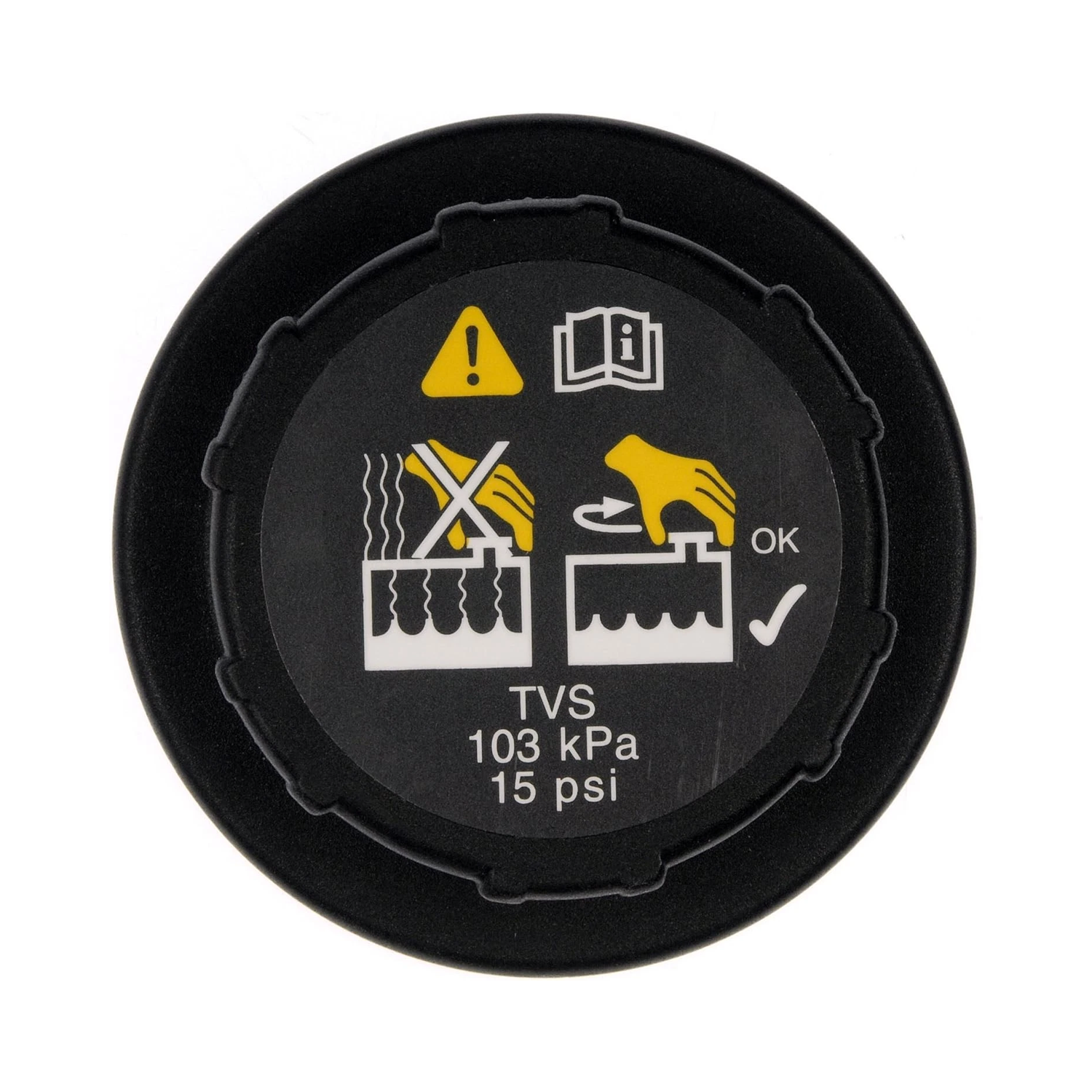 Coolant Reservoir Cap 902-5102 for Ford Pickup Truck F-650 F-750 International Truck CF500 CF600 - KUDUPARTS