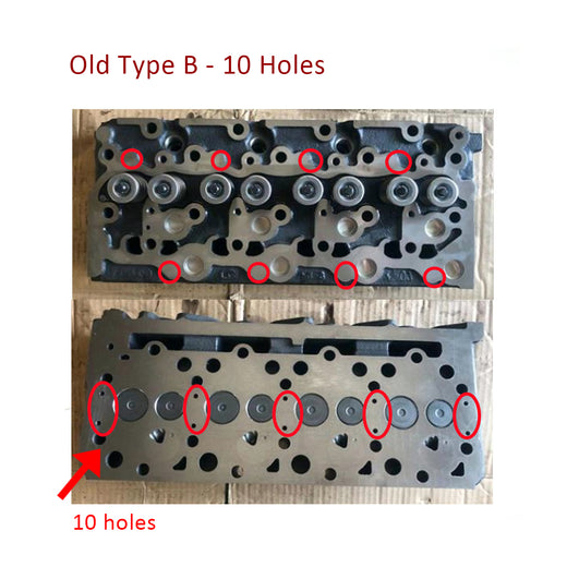 V2203M Cylinder Head+Full Gasket for Kubota Bobcat 753 753C 753F 753G 753H 753L - KUDUPARTS