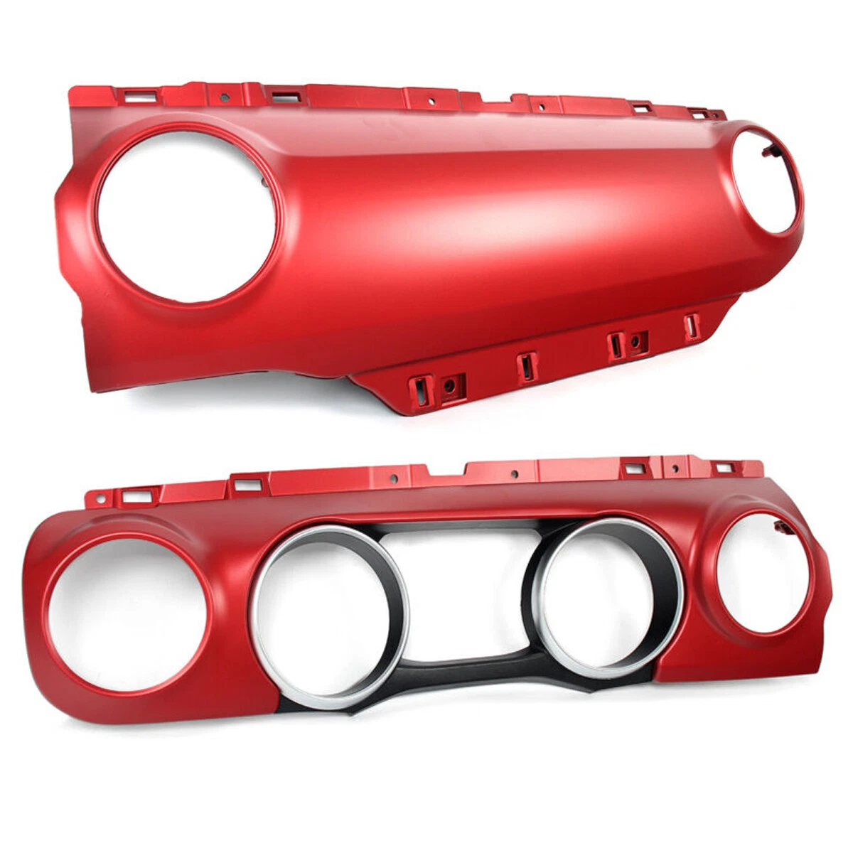 Dashboard Panel Trim Kit Rubicon Red 6AB21SRRAA 6AB28SRRAD for Jeep Wrangler JL 2018-2023 Gladiator 2020-2023