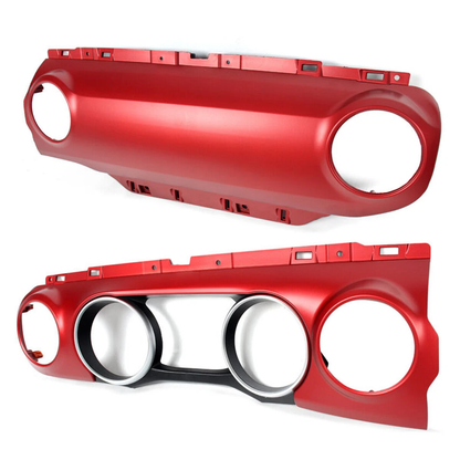 Dashboard Panel Trim Kit Rubicon Red 6AB21SRRAA 6AB28SRRAD for Jeep Wrangler JL 2018-2023 Gladiator 2020-2023