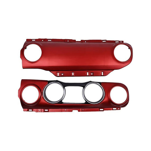 Dashboard Panel Trim Kit Rubicon Red 6AB21SRRAA 6AB28SRRAD for Jeep Wrangler JL 2018-2023 Gladiator 2020-2023 - KUDUPARTS