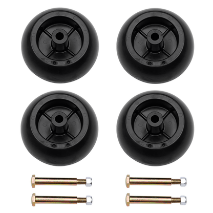 Kit de roues de pont 753-04856A 734-03058 pour Ariens Cub Cadet Excel Hustler John Deere MTD Murray Simplicity Toro Wright Mfg