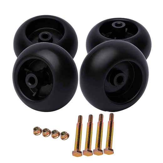 Deck Wheel Kit 753-04856A 734-03058 for Ariens Cub Cadet Excel Hustler John Deere MTD Murray Simplicity Toro Wright Mfg - KUDUPARTS