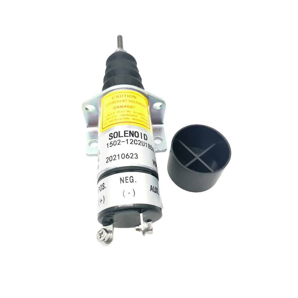 Solénoïde d'arrêt diesel 1500-3026 1502-12C2U1B5S2 pour 12 V