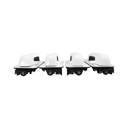 Door Handles Front and Rear Set JC3Z2626605AC FL3Z1626605AF for Ford Pick-up Truck F150 - KUDUPARTS