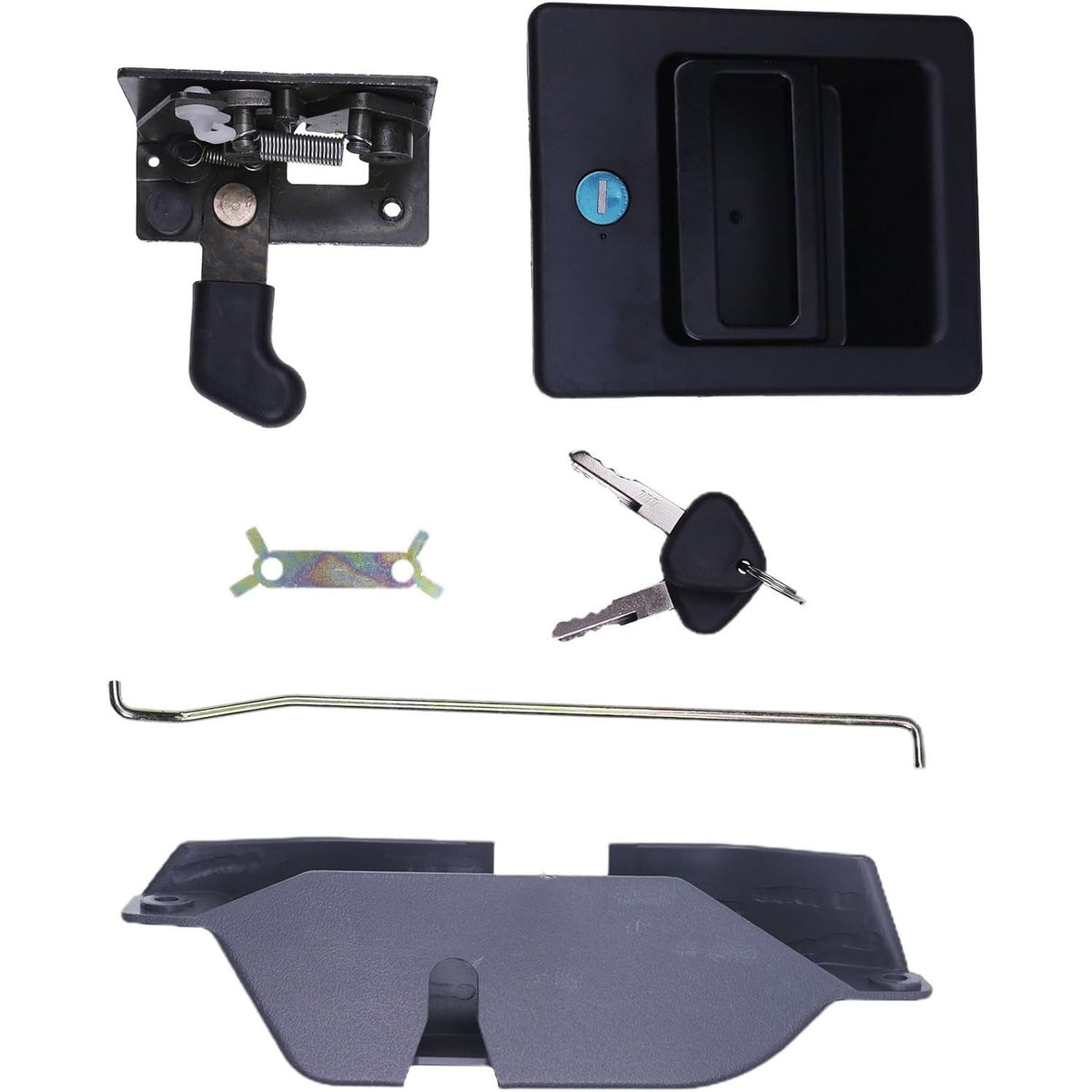 Door Lock Assembly 14698838 for Volvo Excavator EC140 EC160 EC210 EC300 EC350 EC460 EC480 - KUDUPARTS