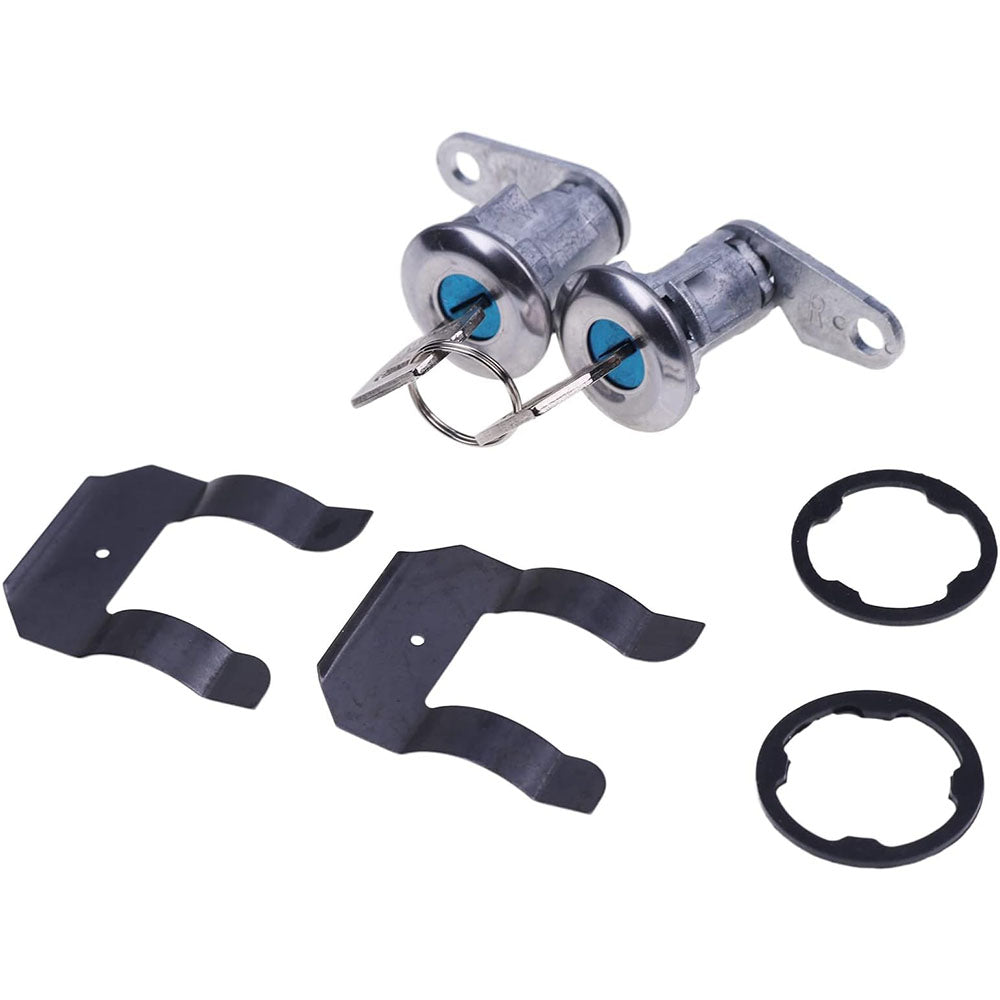 Door Lock Cylinder Keys 5070001 DL15504 for Ford F100 F150 F250 F350 Bronco Van Courier Falcon - KUDUPARTS