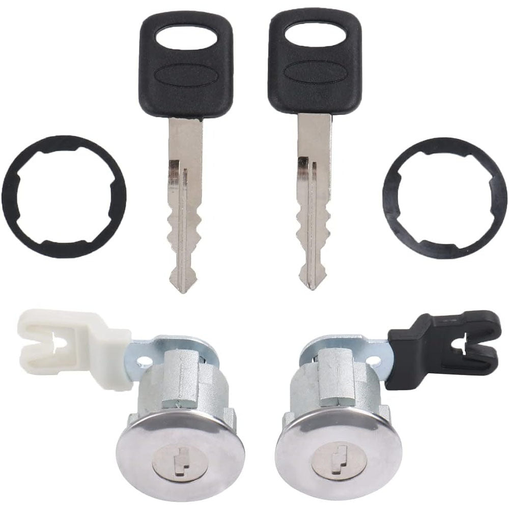 Door Lock Cylinder Keys 5070001 DL15504 for Ford F100 F150 F250 F350 Bronco Van Courier Falcon - KUDUPARTS