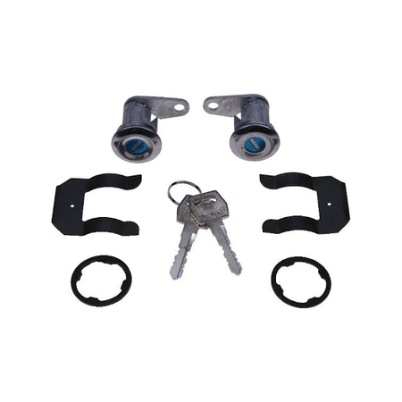 Door Lock Cylinder Keys 5070001 DL15504 for Ford F100 F150 F250 F350 Bronco Van Courier Falcon - KUDUPARTS