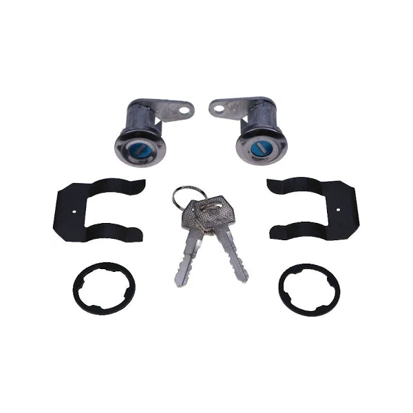 Door Lock Cylinder Keys 5070001 DL15504 for Ford F100 F150 F250 F350 Bronco Van Courier Falcon - KUDUPARTS