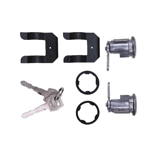 Door Lock Cylinder Keys 5070001 DL15504 for Ford F100 F150 F250 F350 Bronco Van Courier Falcon - KUDUPARTS