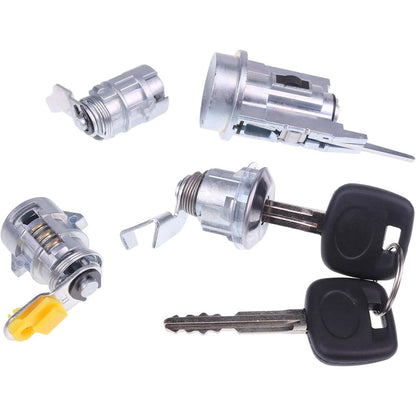 Serrure de porte et serrure à gaz avec 2 clés 69005-35130 pour Toyota Pick Up Hilux RN85 RN90 RN106 LN80 LN86 LN90 LN105 LN109 YN85 YN86 1988-1997