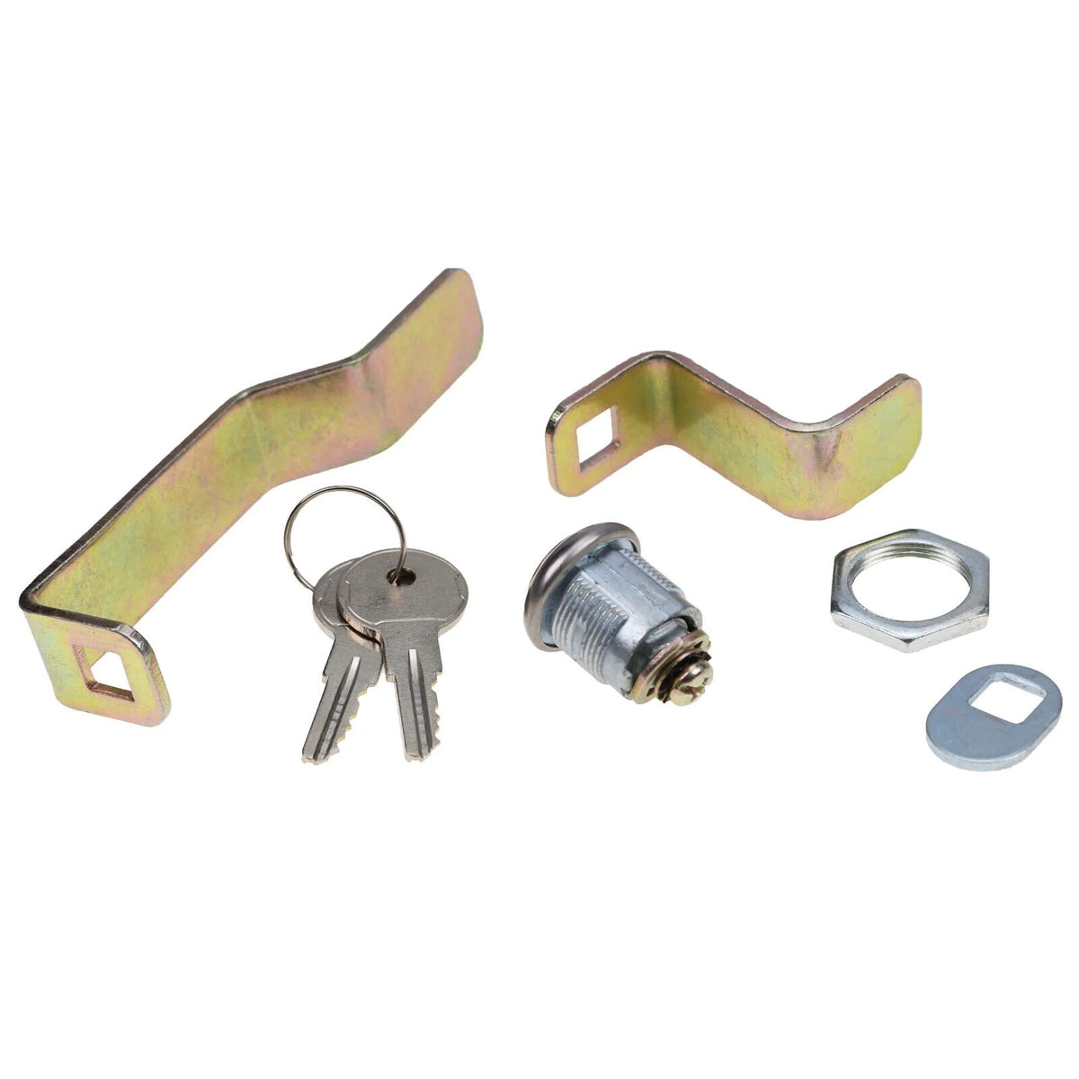 Door Lock and Keys 6732001 6670726 for Bobcat 751 753 763 773 863 864 873 T110 T140 T180 T190 T200 T250 T300 T320 - KUDUPARTS