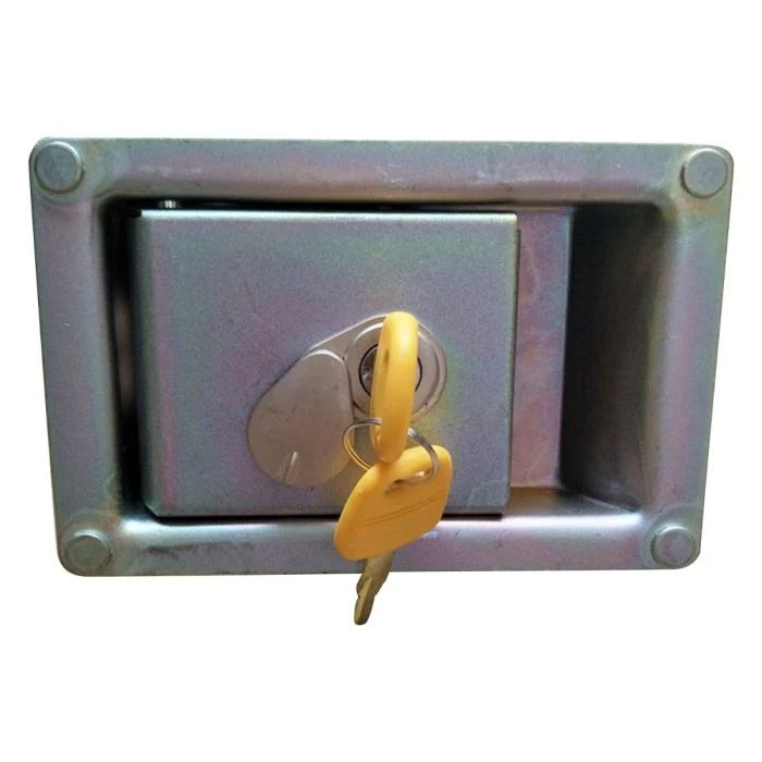 Door Side Lock With 2 Keys for Caterpillar CAT Excavator E70B E120B E307 E330 E345B E345D - KUDUPARTS