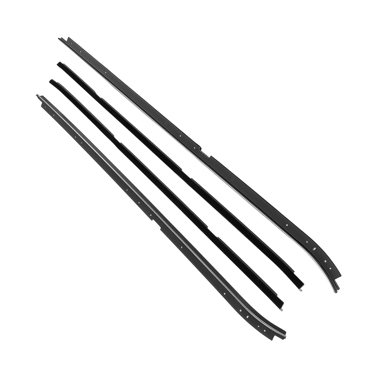 Door Window Sweep Felt Kit 85742 for 1981-1988 Oldsmobile Cutlass Supreme Calais Buick Regal - KUDUPARTS