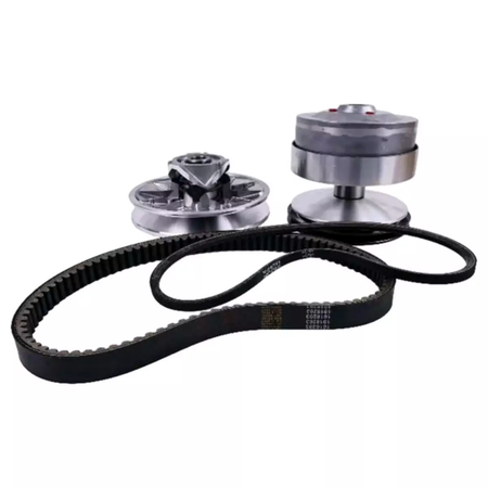 Drive Driven Clutch & Belt Set 101832902 101834001 for Club Car Golf Cart DS Precedent Carryall - KUDUPARTS
