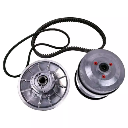 Drive Driven Clutch & Belt Set 101832902 101834001 for Club Car Golf Cart DS Precedent Carryall - KUDUPARTS