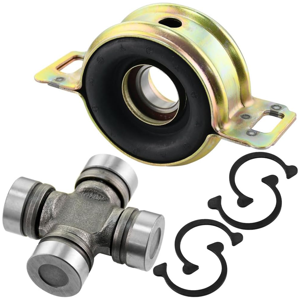 Drive Shaft Center Support Bearing & Universal Joint 37230-34010 5-1510X for Toyota Vehicle T100 Tacoma Tundra - KUDUPARTS