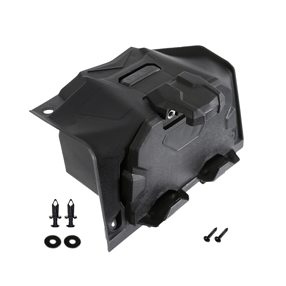 Electronic Device Holder with Integrated Storage for Polaris RZR XP 1000 2019-2023 - KUDUPARTS