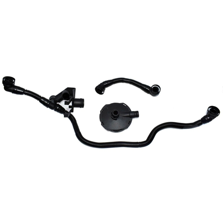 Engine Crankcase Breather Hose 06C103217H for Audi A4 A6 Quattro 3.0L V6 2002-2004 - KUDUPARTS