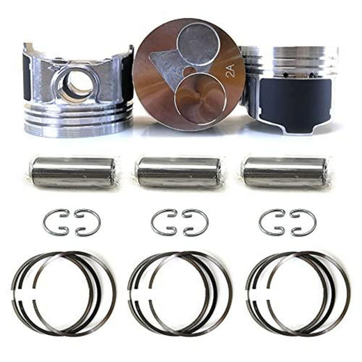 Engine D902 Piston with Rings and Liners Kit STD for Kubota KX41-3 Excavator - KUDUPARTS