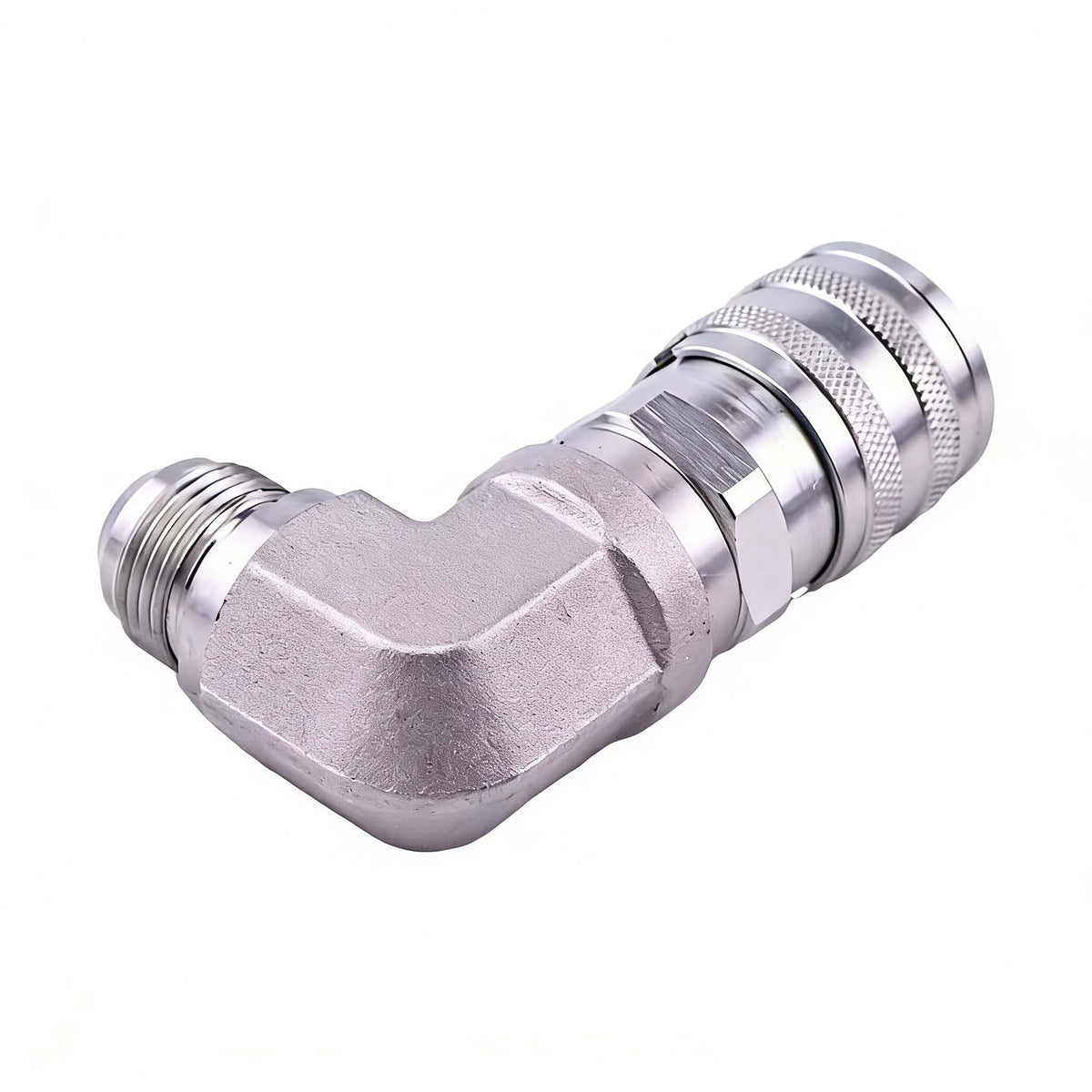 FF Elbow Coupler 1/2" body 1-1/16" JIC thread 7168433 for Bobcat - KUDUPARTS