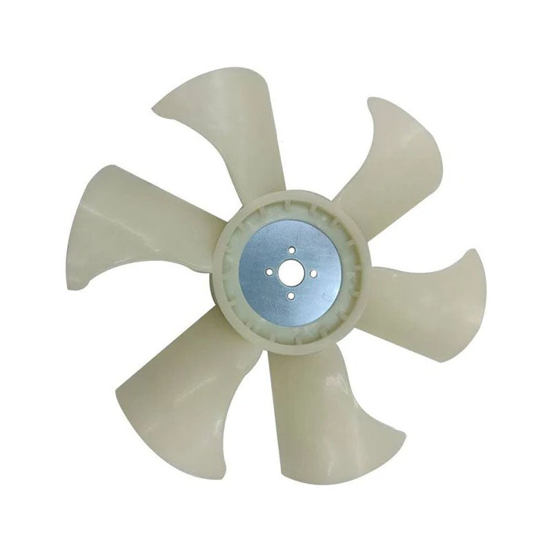 Ventilateur YM129655-44740 pour moteur Komatsu 3D84E-5 3D88E-6 3D88E-7 excavatrice PC30MR-2 PC30MR-5 PC35MR-2 PC35MR-3 6 pales