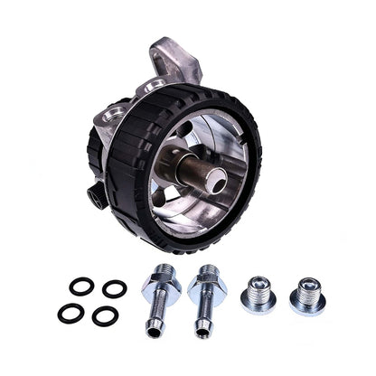 Filter Head RE70357 for John Deere Engine 6068 4045 Tractor 6100B 6110B 6403 6603 - KUDUPARTS
