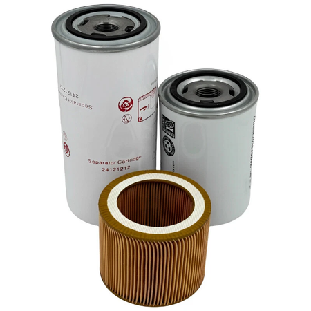 Filter Kit 24121212 39329602 88171913 for Ingersoll Rand Air Compressor UP5 UP6-5 UP6-15C - KUDUPARTS