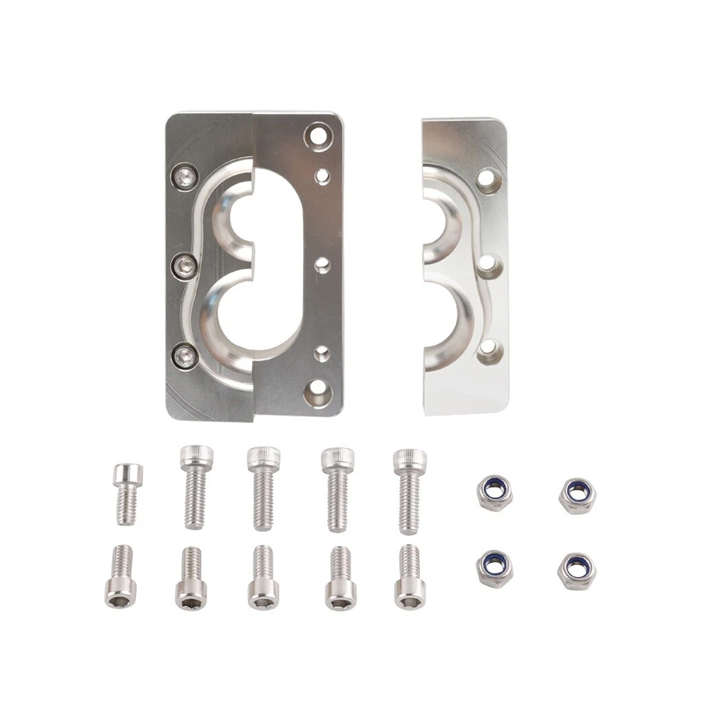 Fire Wall Pass Through Raw Bracket MQ-A09N1401ALS1 for Holley Terminator X Max Billet