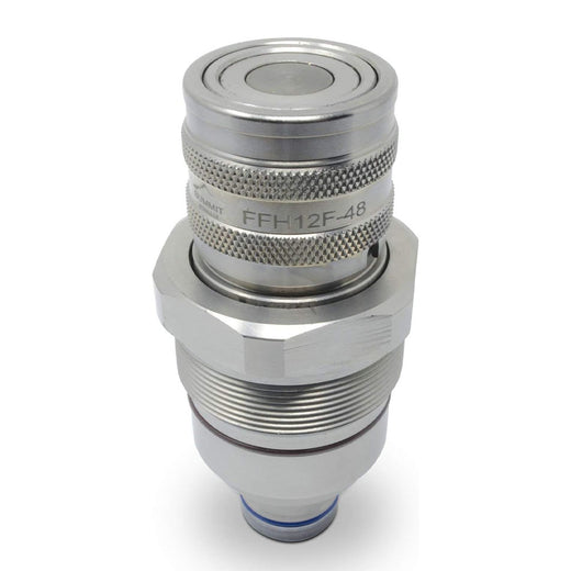 Flat Face Coupler Kit V1311-77140 V1311-77150 for Kubota Track Loader - KUDUPARTS