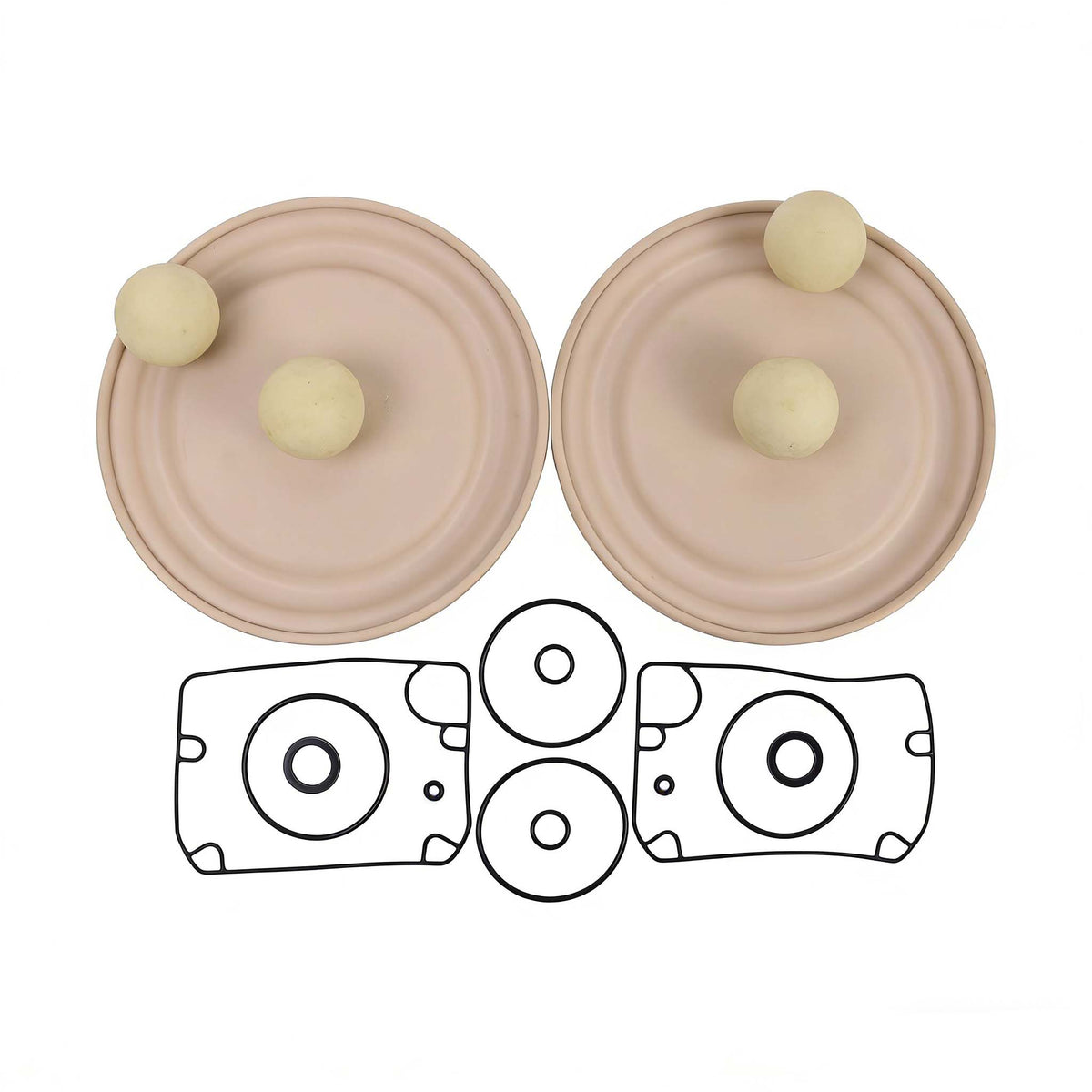 Fluid Section Service Kit 637309-AA for Ingersoll Rand ARO Diaphragm Pump - KUDUPARTS
