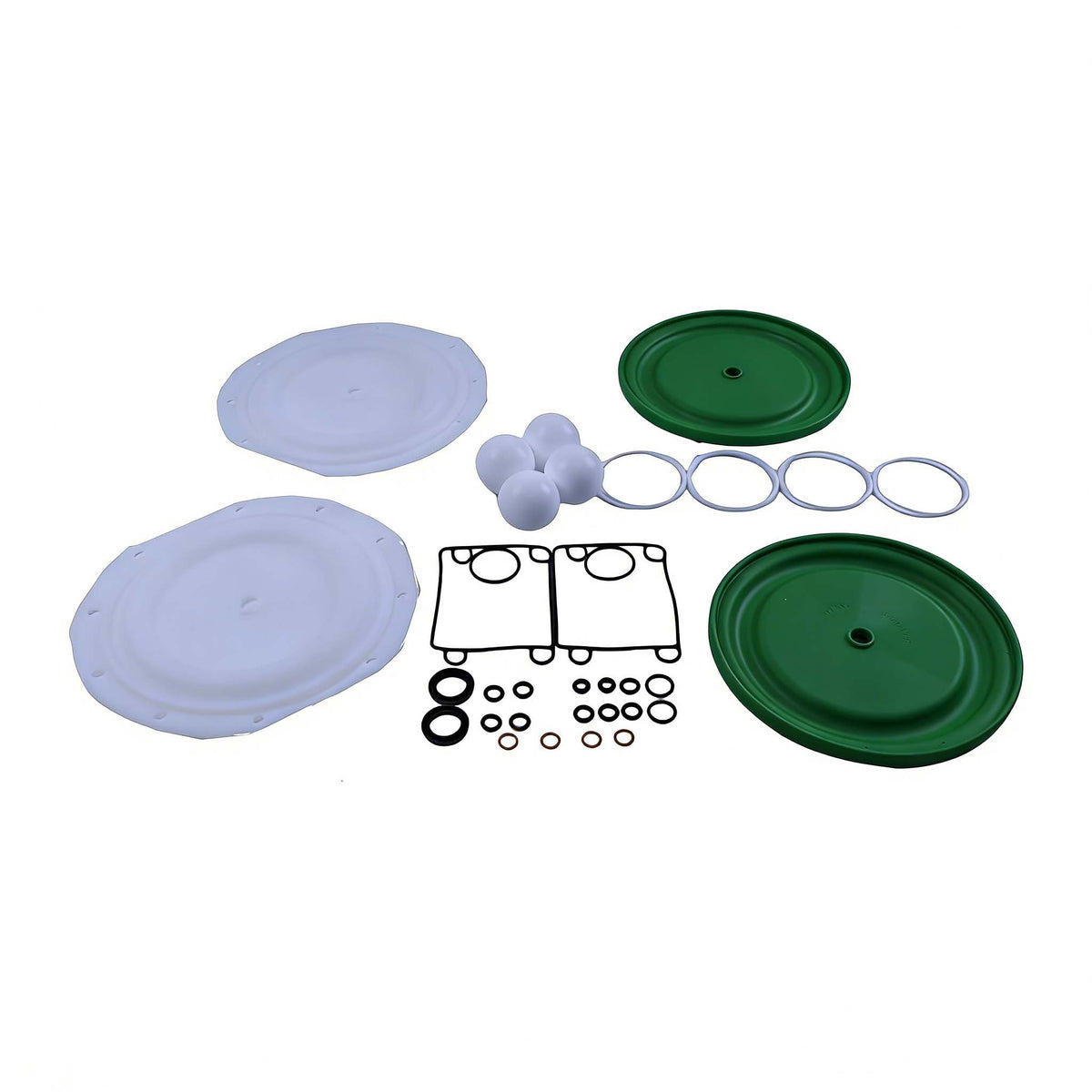 Fluid Section Service Kit 637375-TT for Ingersoll Rand ARO Diaphragm Pump - KUDUPARTS