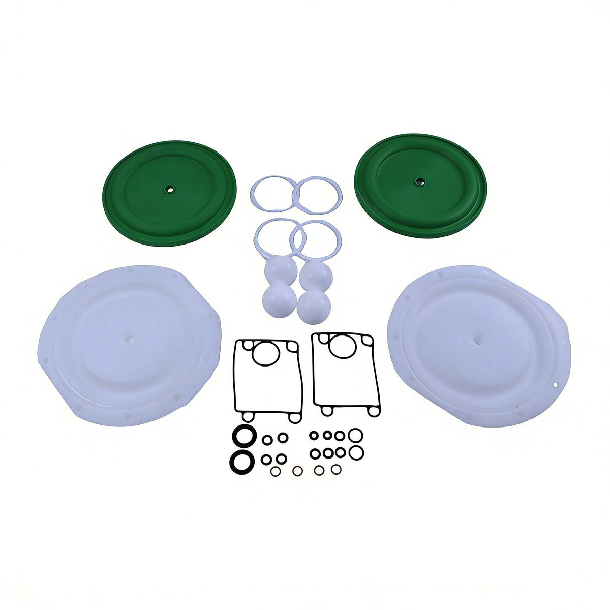 Fluid Section Service Kit 637375-TT for Ingersoll Rand ARO Diaphragm Pump - KUDUPARTS