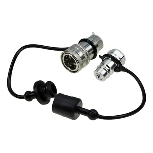 For Bobcat Caterpillar Kubota CASE JCB Thomas Gehl Volvo ASV 1/2" NPT Thread 1/2 Ag Hydraulic Quick Connect Coupler Poppet Valve Pioneer - KUDUPARTS